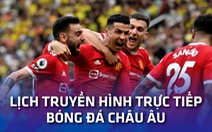 Lịch trực tiếp bóng đá châu Âu: Liverpool - Man United