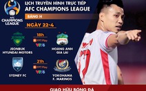 Lịch trực tiếp HAGL - Jeonbuk, U23 Việt Nam - U20 Hàn Quốc