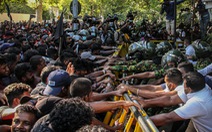 Hàng ngàn người bao vây nhà thủ tướng Sri Lanka