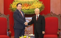 Tổng bí thư Nguyễn Phú Trọng tiếp đại sứ Mỹ tại Việt Nam