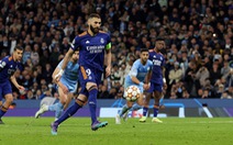 Video: Cú panenka lạnh lùng của Benzema vào lưới Man City