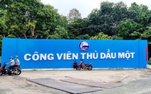 Nhà nước nhận bàn giao và “trả lại tên” cho công viên Thủ Dầu Một
