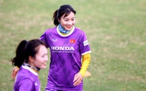 Đội tuyển nữ Việt Nam thoải mái trước khi đi Hàn Quốc