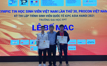 Thêm giải ba vào 'bộ sưu tập' giải thưởng Olympic Tin học cho sinh viên ĐH Duy Tân