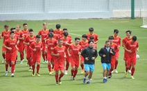 Đội tuyển Việt Nam tập trung, đá giao hữu với đội tuyển Afghanistan trên sân Thống Nhất