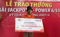 Người trúng Jackpot tại Đà Nẵng làm từ thiện gần 3 tỉ đồng