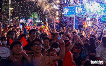 Người dân vui mừng chiến thắng của U23 Việt Nam