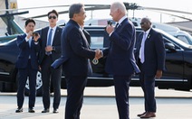 Ông Biden tới Hàn Quốc, bắt đầu công du châu Á