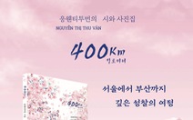 Tập thơ 400km xuất bản tại Hàn Quốc
