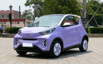 Ôtô điện Trung Quốc có màu hồng và tím cho nữ giới