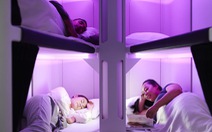 Tương lai khoang giường nằm 'giá rẻ' phổ biến trên máy bay