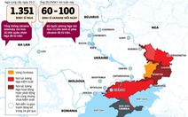 Infographic 100 ngày chiến sự Nga - Ukraine