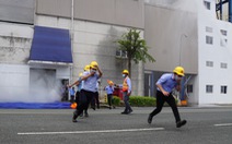 Hơn 1.000 người diễn tập xử lý cháy, nổ ở khu công nghiệp