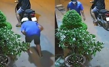 2 tên trộm cây kiểng bất lực vì gặp chủ nhà cao tay