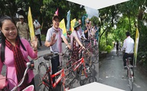 Độc đáo du lịch cộng đồng bằng xe đạp dưới tán xoài tại Đồng Tháp