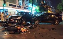 Tạm giữ tài xế tông xe làm 1 người chết, 5 người bị thương ở Hà Nội