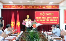 Chỉ định thiếu tướng Nguyễn Sỹ Quang tham gia Ban Thường vụ Tỉnh ủy Đồng Nai