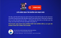 Ngân hàng Sài Gòn cảnh báo lừa đảo qua tin nhắn giả mạo