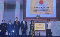 Quận Tây Hồ đón Bằng xếp hạng di tích quốc gia địa điểm lưu niệm Chủ tịch Hồ Chí Minh ở và làm việc