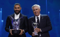 'Cầu thủ xuất sắc nhất châu Âu': Benzema