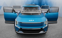 Kia EV9 khoe ảnh cận hoàn chỉnh, ra mắt ngay đầu năm sau