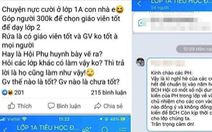 Hội phụ huynh kêu gọi cha mẹ góp 300.000 đồng, hơn càng tốt để ‘chọn giáo viên dạy tốt’ cho con