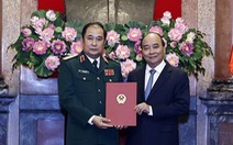 Thăng quân hàm thượng tướng cho Phó tổng Tham mưu trưởng Phùng Sĩ Tấn