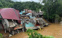 Mưa lớn tại Hà Giang: Lật thuyền khi qua sông, vợ mất tích, chồng thoát chết