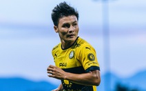 Quang Hải lần đầu đấu trong một trận thắng của Pau FC