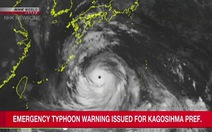 2 triệu người Nhật được cảnh báo tìm nơi trú ẩn trước khi bão Nanmadol 'rất nguy hiểm' đổ bộ