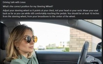 Đại lý Lexus dùng ảnh cabin Tesla để quảng cáo lái xe an toàn