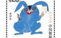 Bộ tem năm mới của Trung Quốc bị chê vì vẽ chú thỏ 'nham hiểm'