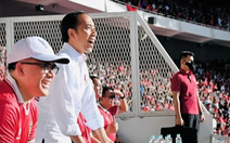 Tổng thống Indonesia 'căng thẳng' khi xem trận gặp Việt Nam