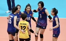 Asiad 19 ngày 1-10: Bóng chuyền nữ Việt Nam cân bằng tỉ số 2-2 trước Hàn Quốc