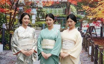 Sắc thu Việt - Nhật: Duyên dáng áo dài Việt Nam và kimono Nhật Bản