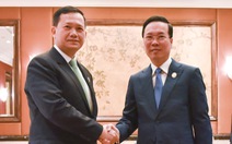 Chủ tịch nước Võ Văn Thưởng gặp Thủ tướng Campuchia Hun Manet