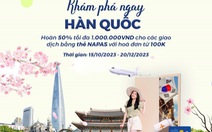 Chủ thẻ NAPAS tiếp tục nhận ưu đãi hoàn tiền khi thanh toán tại Hàn Quốc