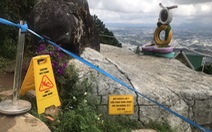 Du khách Hàn Quốc ngã từ độ cao 4 mét trên đỉnh Langbiang