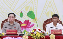 Chủ tịch Quốc hội Vương Đình Huệ dự hội nghị công bố quy hoạch tỉnh Sóc Trăng