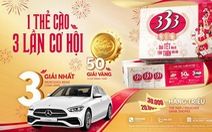 Bia 333 khuyến mãi dịp Tết với tổng giải thưởng 50 tỉ đồng