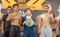 Minh Phát tranh đai WBC Muay Thai thế giới với võ sĩ Iran