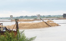 Phạt 307 triệu đồng chủ mỏ cát sai phạm khi khai thác cát sông Đà Rằng