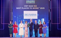 Dược Hậu Giang tăng thứ bậc tại Giải thưởng Top 100 nơi làm việc tốt nhất Việt Nam