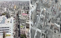 Hình ảnh tương phản đau lòng của Gaza trước và sau ngày nổ ra xung đột