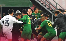 Đánh nhau dữ dội giữa cầu thủ Thái Lan và Trung Quốc ở AFC Champions League