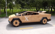 Thợ mộc 9x Việt Nam làm chiếc Tesla Cybertruck gỗ khiến Elon Musk phải chú ý