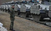 Đức triển khai hai tiểu đoàn xe tăng đến sát biên giới Nga