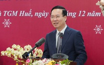 Chủ tịch nước Võ Văn Thưởng chúc mừng Giáng sinh Tổng giáo phận Huế