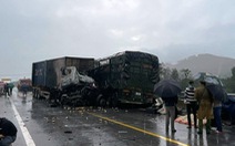 2 xe đầu kéo tông trực diện trên cao tốc Cam Lộ - La Sơn, 1 người chết