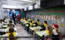 Trường học độc nhất vô nhị trong tàu điện ngầm ở Ukraine